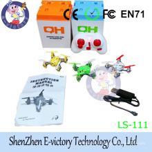 Mini 45mm 4CH 2.4GHz 6-Axis Gyro LED RC Quadcopter Bright color